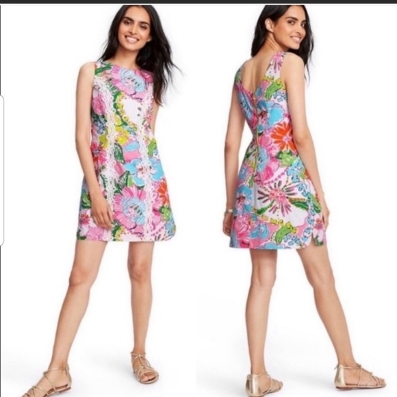 6. NEW Lilly Pulitzer for Target Floral Casual Dress - Picture 11 of 16